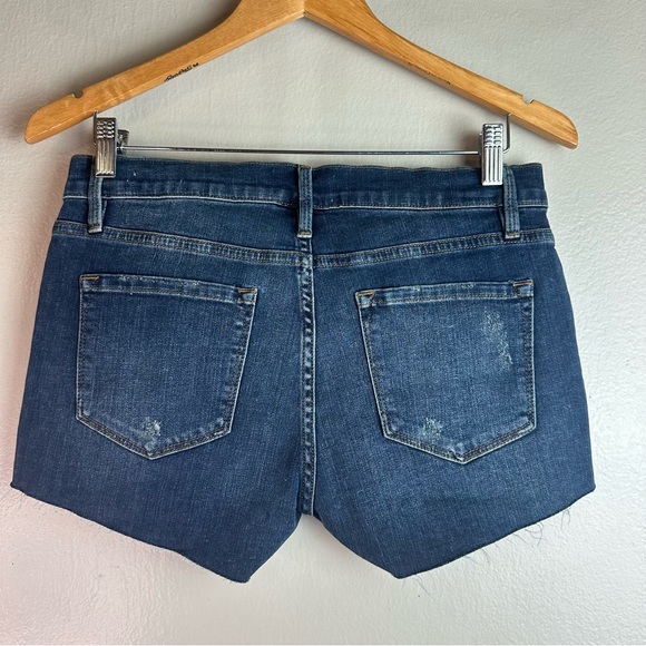 Frame Le Cutoff Denim Shorts Sz 27 - Picture 5 of 10